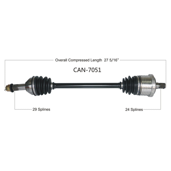 2016-2018 Can Am Maverick XC XXC 1000 rear left or right CV axle