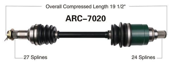 Arctic Cat Front Left Right CV axle shaft TrakMotive 2010-14 350 366 400  425 cr 450 xc EFI ARC-7020